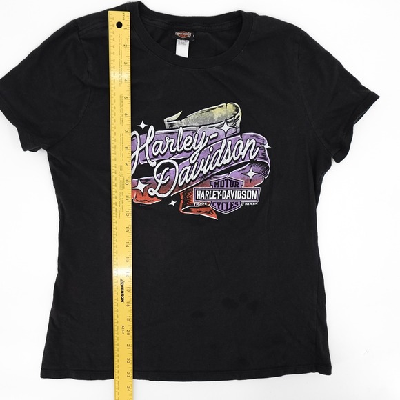 Harley-Davidson Shirt Womens Large Republic Texas Motorcycle Biker 2024 Tee - Picture 3 of 12